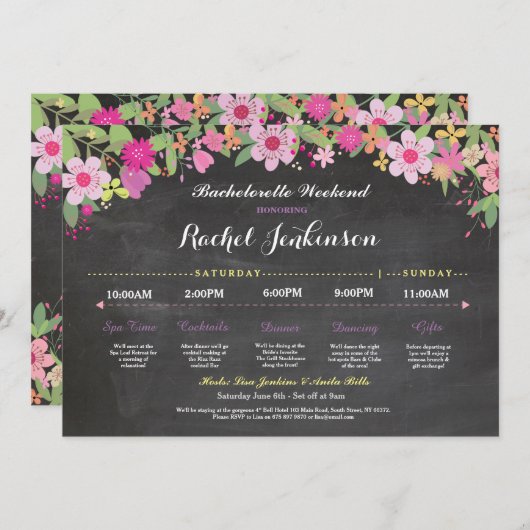 Bachelorette Brautparty Chalet (Vorne/Hinten)