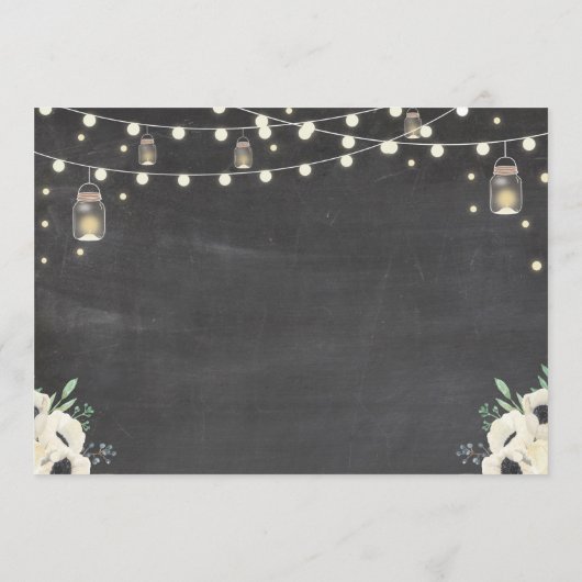 Bachelorette Brautparty Itinerary Firefly Jar Programm (Rückseite)