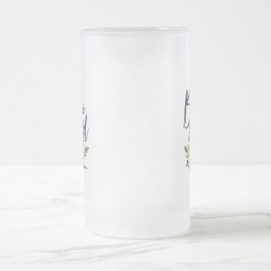 Bachelorette-Brautparty Mattglas Bierglas (Mittel)