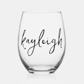 Bachelorette-Brautparty Weinglas Ohne Stiel (Vorderseite)