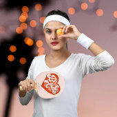 Bachelorette Bride Babe Tribe Squad Herz Tischtennis Schläger