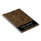 Bachelorette Bride Boujee Trendy Leopard Print Notizblock (Rechte Seite)