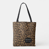 Bachelorette Bride Boujee Trendy Leopard Print Tasche (Rückseite)