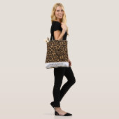 Bachelorette Bride Boujee Trendy Leopard Print Tasche (Am Model)
