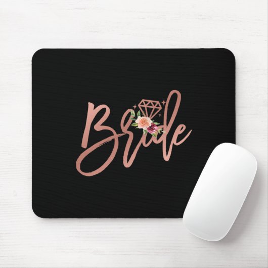 Bachelorette Bride Bridal Polterabend Gift Flor Mousepad (Mit Mouse)