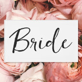 Bachelorette Bride Calligraphie Namenschild