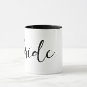 Bachelorette Bride Calligraphie Tasse (Zentrum)