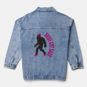 Bachelorette Bride Got Sass Sassy Sasquatch Jeansjacke (Rückseite)