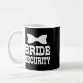 Bachelorette Bride Security Funny Kids Wedding Par Kaffeetasse (Links)