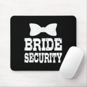 Bachelorette Bride Security Funny Kids Wedding Par Mousepad (Mit Mouse)