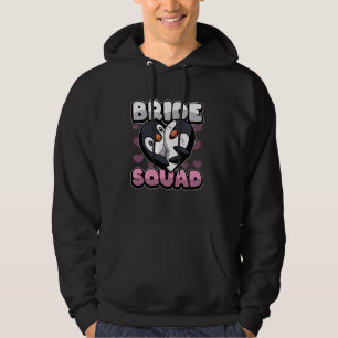 Bachelorette Bride Squad Brautparty Team Bride Hoodie
