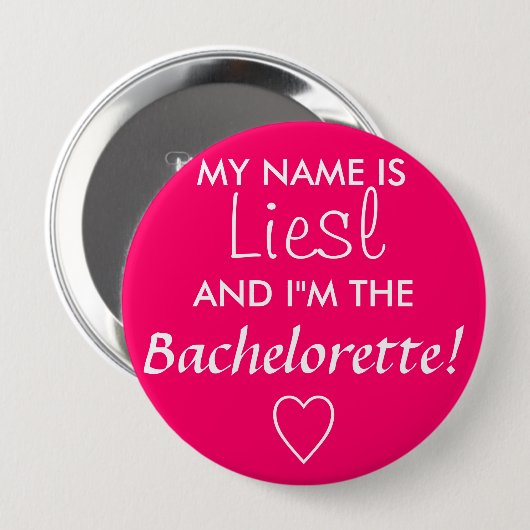 Bachelorette Button (Vorne & Hinten)