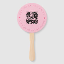 Bachelorette Buy The Bride A Drink Pink QR Code 