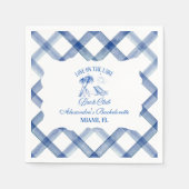 Bachelorette by the Lake Serviette (Vorderseite)