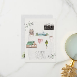 Bachelorette Camping Glamping Dankeskarte