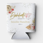 Bachelorette Can Coolers | Boho Palm Cocktail Dosenkühler (Vorderseite)