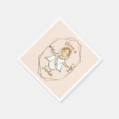 Bachelorette Cocktail Bridal Polterabend Paper Serviette (Ecke)