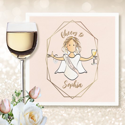 Bachelorette Cocktail Bridal Polterabend Paper Serviette