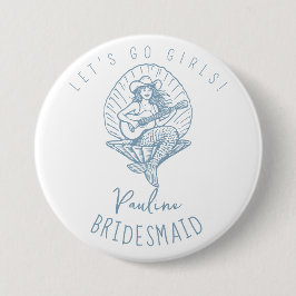 Bachelorette Cowgirl Bridesmaid Button