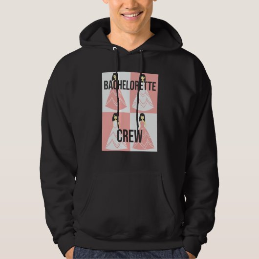 Bachelorette Crew bride evening bechlorette party Hoodie (Vorderseite)