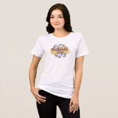 "Bachelorette-Crew" Tri-Blend Shirt (Vorderseite voll)