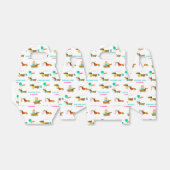 Bachelorette Dackel und Dackel Themenfeld Party Geschenkschachtel (Ungefaltet)