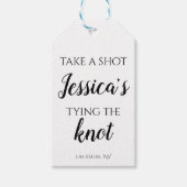 Bachelorette Dekorationen Geschenkanhänger (Vorderseite)