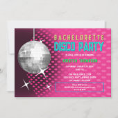 Bachelorette Disco Party Einladung (Vorderseite)