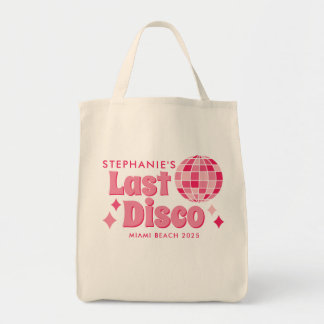 Bachelorette Disco Themed Customizable Shirts Tragetasche