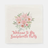 Bachelorette/Ehefrau Serviette (Vorderseite)