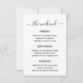 Bachelorette Einladung (Rückseite)