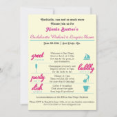 Bachelorette Einladung (Vorderseite)