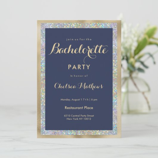 Bachelorette Einladung (Stehend Vorderseite)