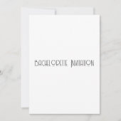 Bachelorette Einladung (Vorderseite)