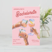 Bachelorette Einladung (Stehend Vorderseite)