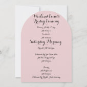 BACHELORETTE-EINLADUNG EINLADUNG (Rückseite)