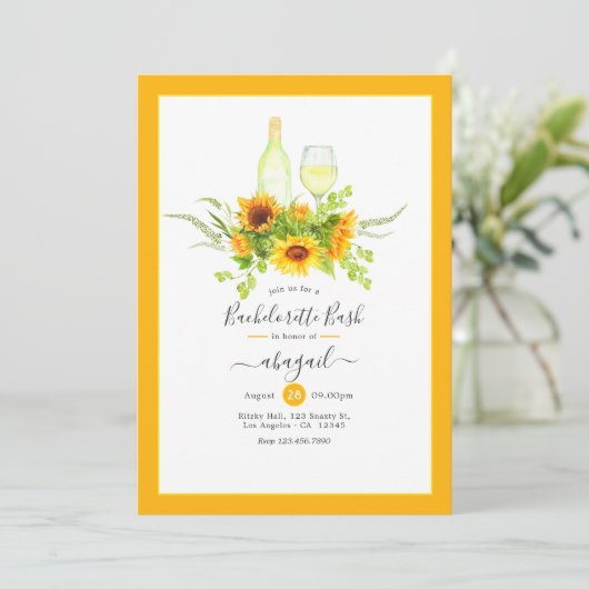 Bachelorette Extravaganza Einladung (Stehend Vorderseite)