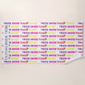 Bachelorette Fiesta Siesta Tequila Repeat Strandtuch (Vorderseite)