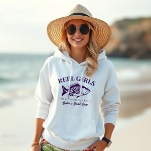 Bachelorette-Fisherman Style Reel Girls-Lila Hoodie