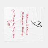 BACHELORETTE FLEECEDECKE (Vorderseite (Horizontal))