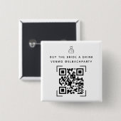 Bachelorette-Fonds | Kaufen Sie der Braut ein Getr Button (Vorne & Hinten)