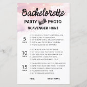 Bachelorette Foto Scavenger Jagdspiel (Vorderseite)