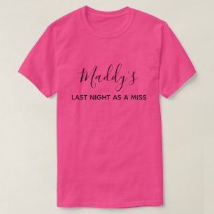 Bachelorette Frau Bride, um rosa zu sein T-Shirt