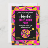 Bachelorette Game Room Girl's Theme Party Einladung (Vorderseite)