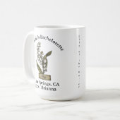 Bachelorette Geburtsmonat Blume Maiglöckchen Kaffeetasse (Vorderseite Links)