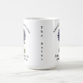 Bachelorette Geburtsmonat Blume September Aster Kaffeetasse (Mittel)