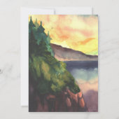 Bachelorette Glamping Camping Wochenende Einladung (Rückseite)