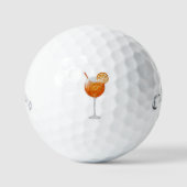 Bachelorette Golf Balls - Aperol Spritz Golfball (Vorderseite)