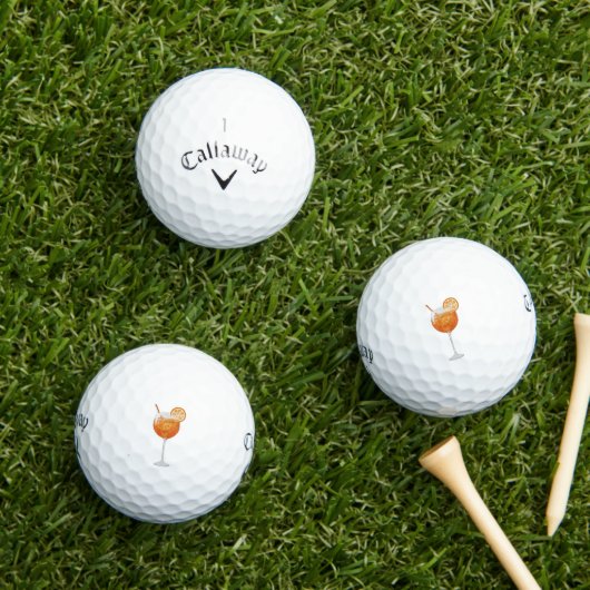 Bachelorette Golf Balls - Aperol Spritz Golfball (Insitu Gras)