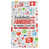 Bachelorette Hangover Kit Gift Bag Kleine Geschenktüte (Vorderseite)